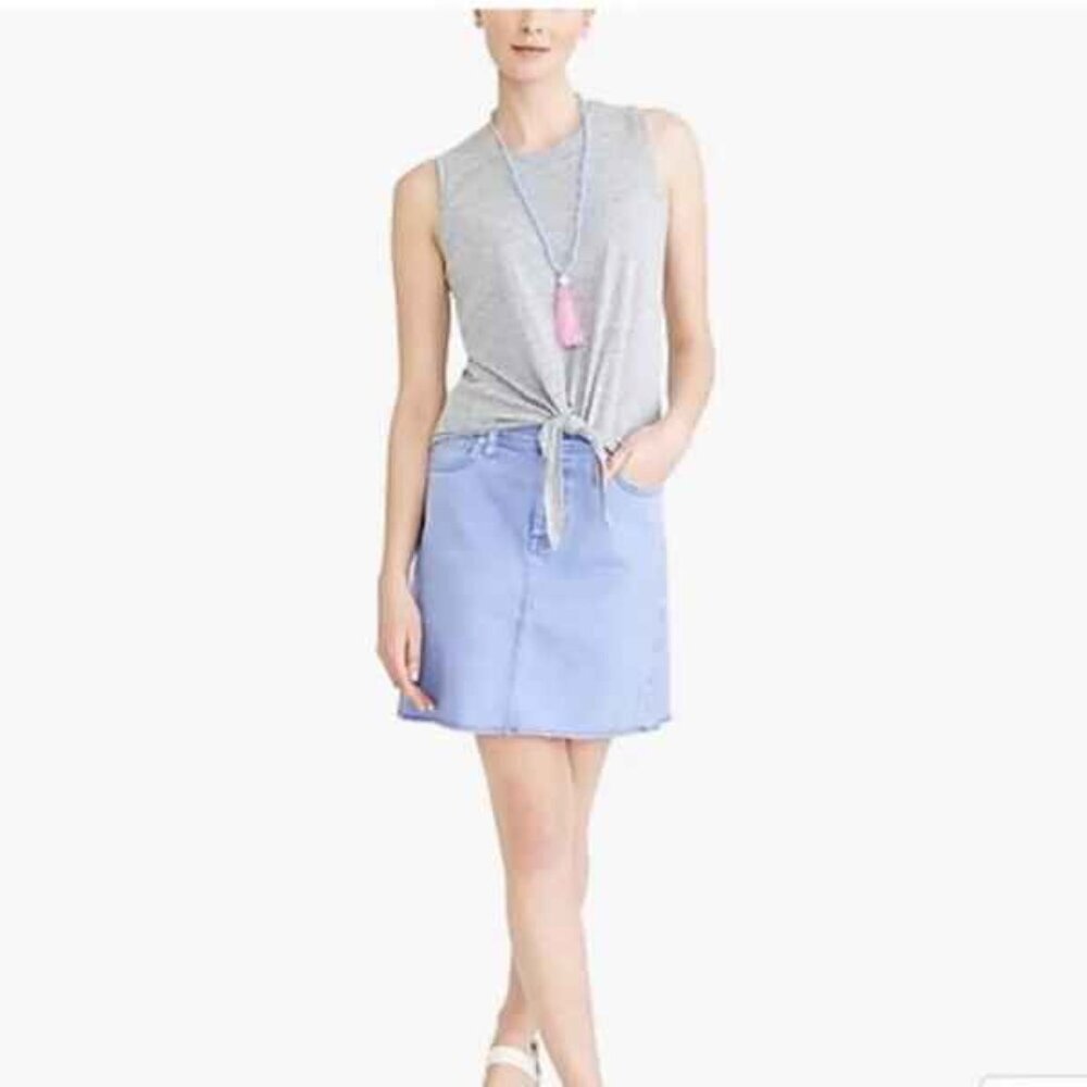 ⭐J Crew Space Dyed Tie Front Sleeveless Top